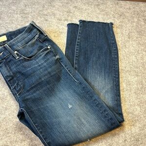MOTHER Looker  Ankle Chew in Breaking the Law, Size 24.